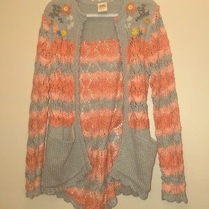 Youth sweater. Wildflowers brand size 10. NWOT